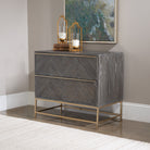 Armistead Dark Walnut Drawer Chest by Uttermost