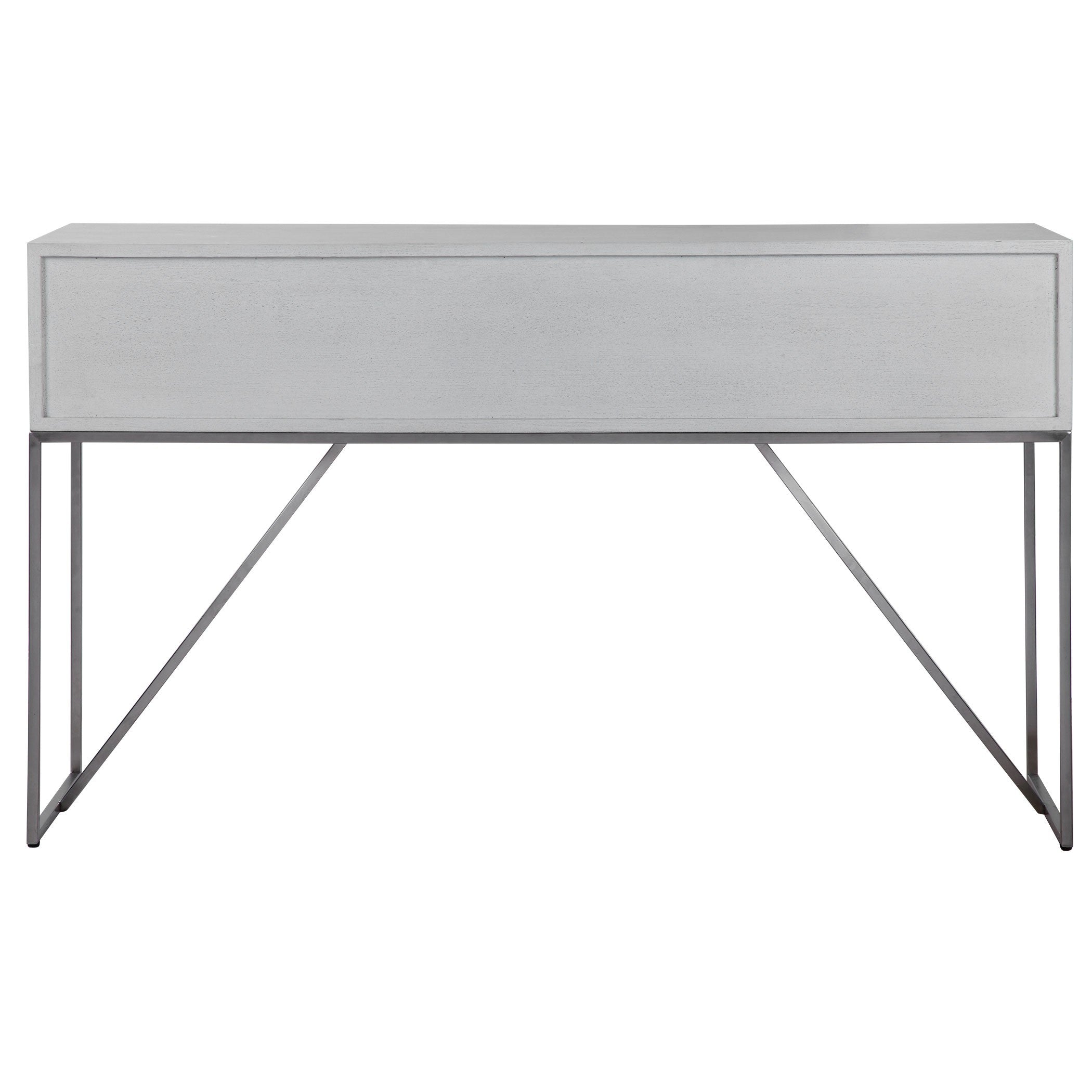 Abaya White Console Table by Uttermost