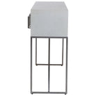 Abaya White Console Table by Uttermost