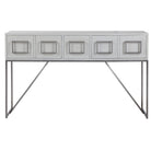 Abaya White Console Table by Uttermost