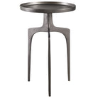 Kenna Nickel Accent Table by Uttermost