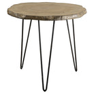 Runay Wood Slab Side Table by Uttermost