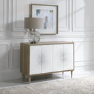 Dani 4 Door White Cabinet by Uttermost
