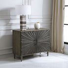 Shield Gray Oak 2 Door Cabinet by Uttermost