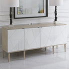 Tightrope 4 Door Modern Sideboard Cabinet by Uttermost