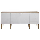 Tightrope 4 Door Modern Sideboard Cabinet by Uttermost