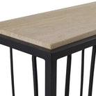 Reed Travertine Console Table by Uttermost