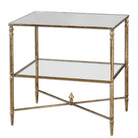 Henzler Mirrored Glass Lamp Table by Uttermost