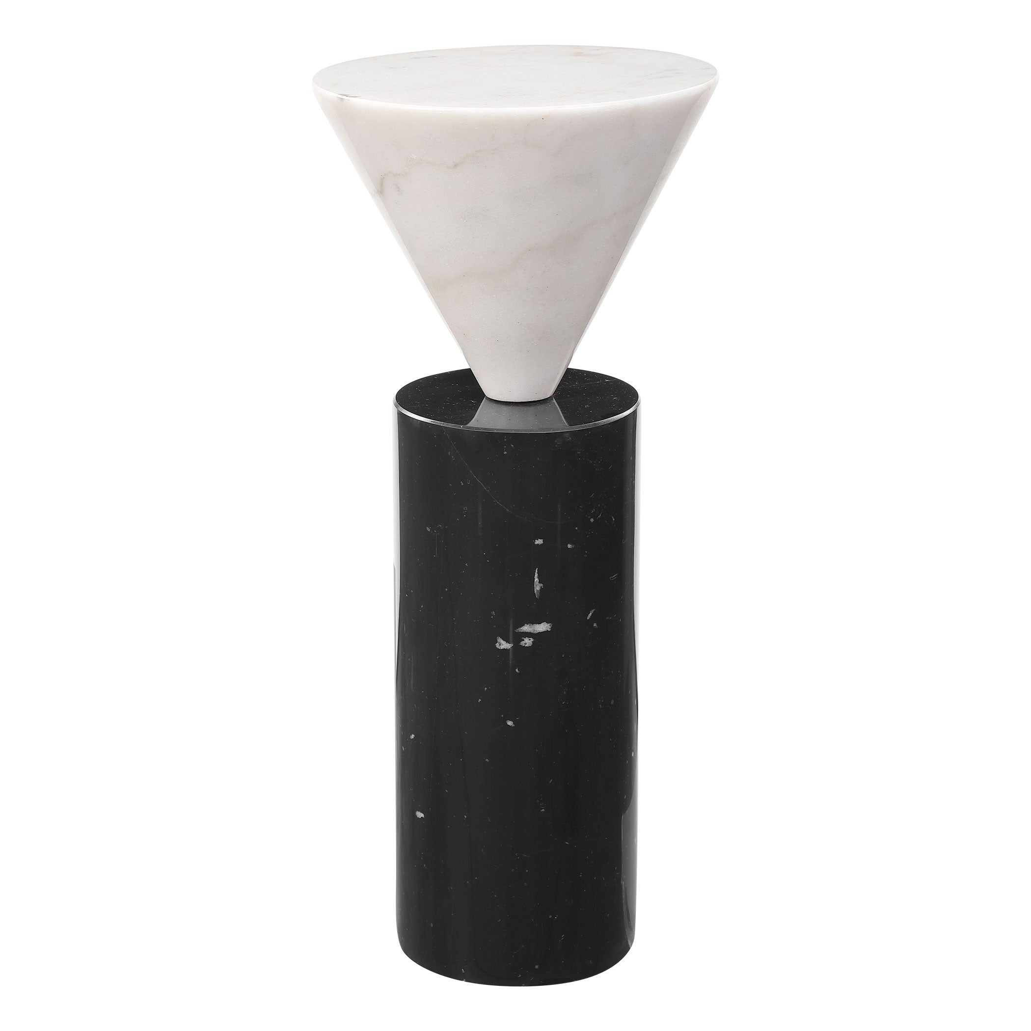 Top Hat Marble Drink Table by Uttermost