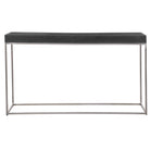 Jase Black Concrete Console Table by Uttermost