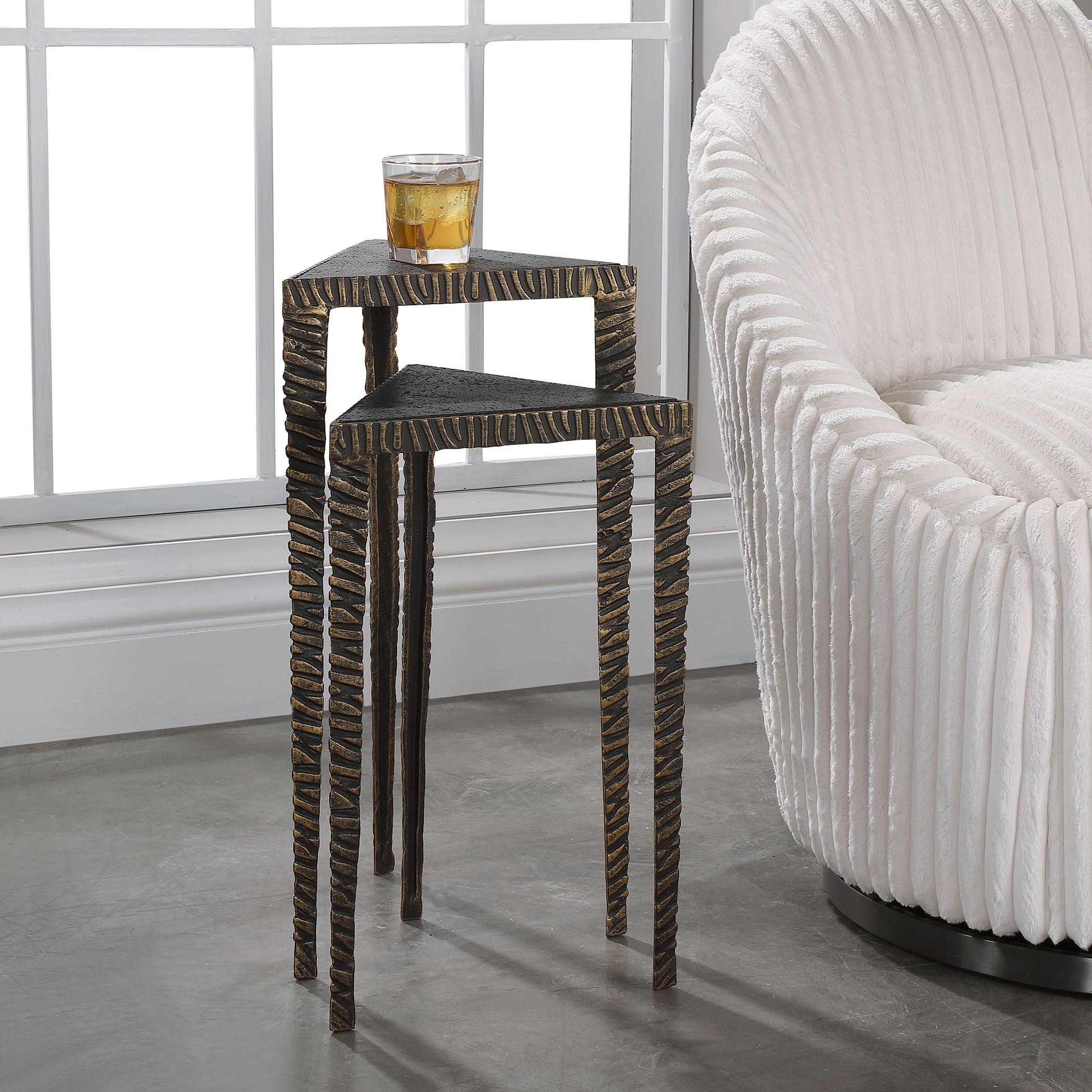 Samiria Triangular Accent Tables - Set of 2 by Uttermost