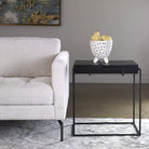 Telone Modern Black Side Table by Uttermost