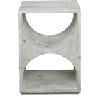 Hans White Side Table by Uttermost