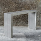 Aerina Aged Gray Console Table by Uttermost