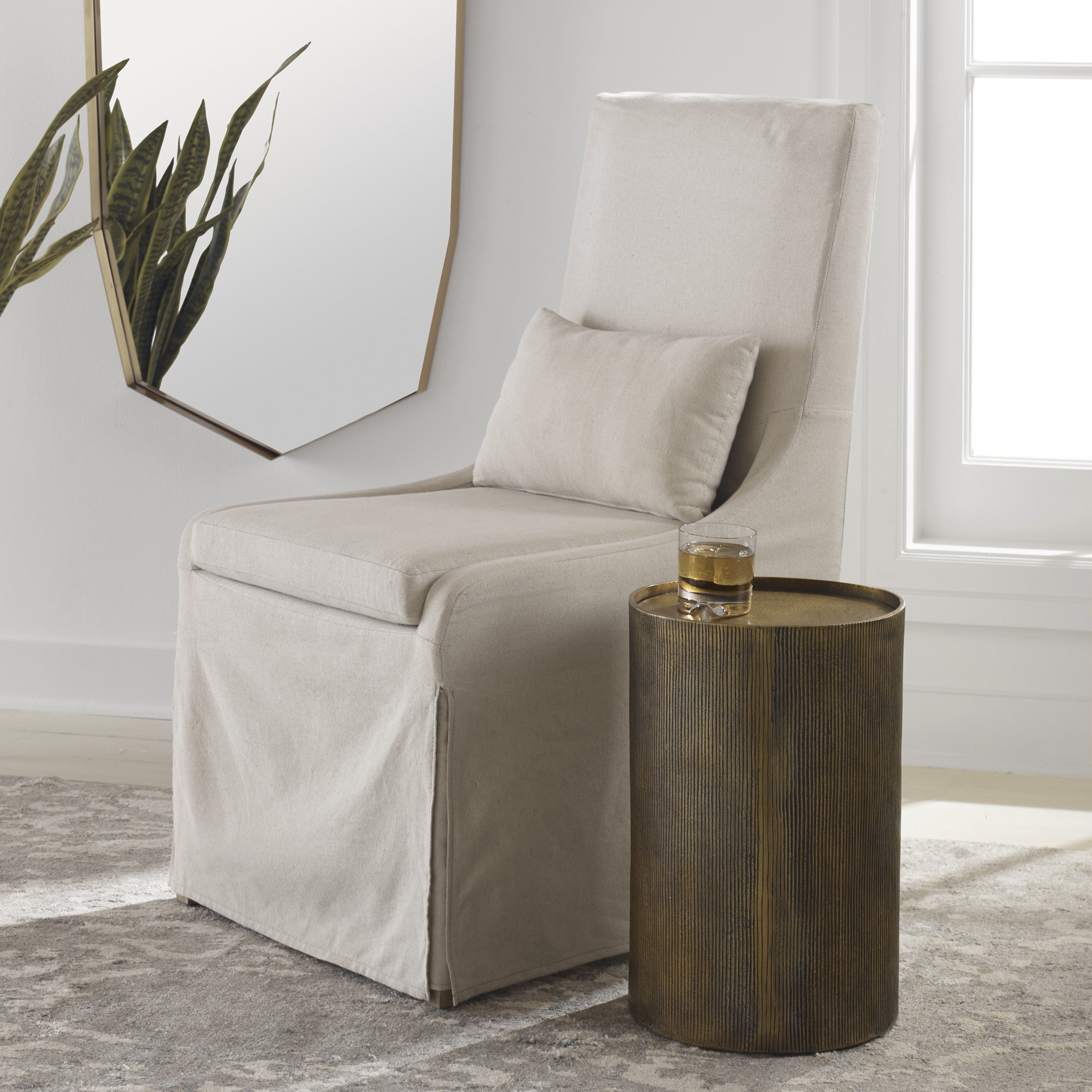 Adrina Drum Accent Table by Uttermost