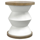 Spool Geometric Side Table by Uttermost