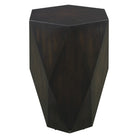 Volker Black Wooden Side Table by Uttermost