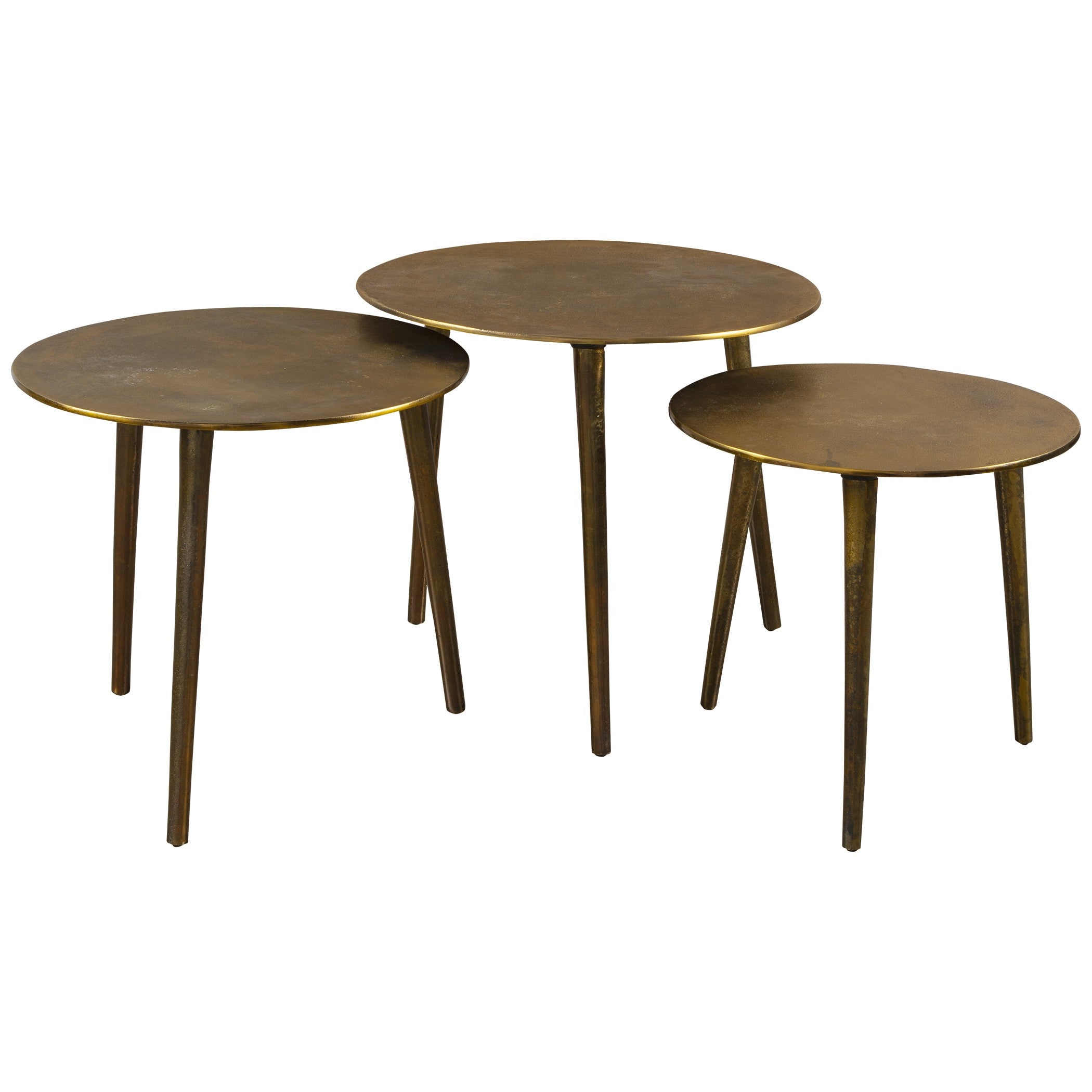 Kasai Gold Coffee Tables - Set of 3 by Uttermost