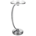 Waveney Nickel Drink Table by Uttermost