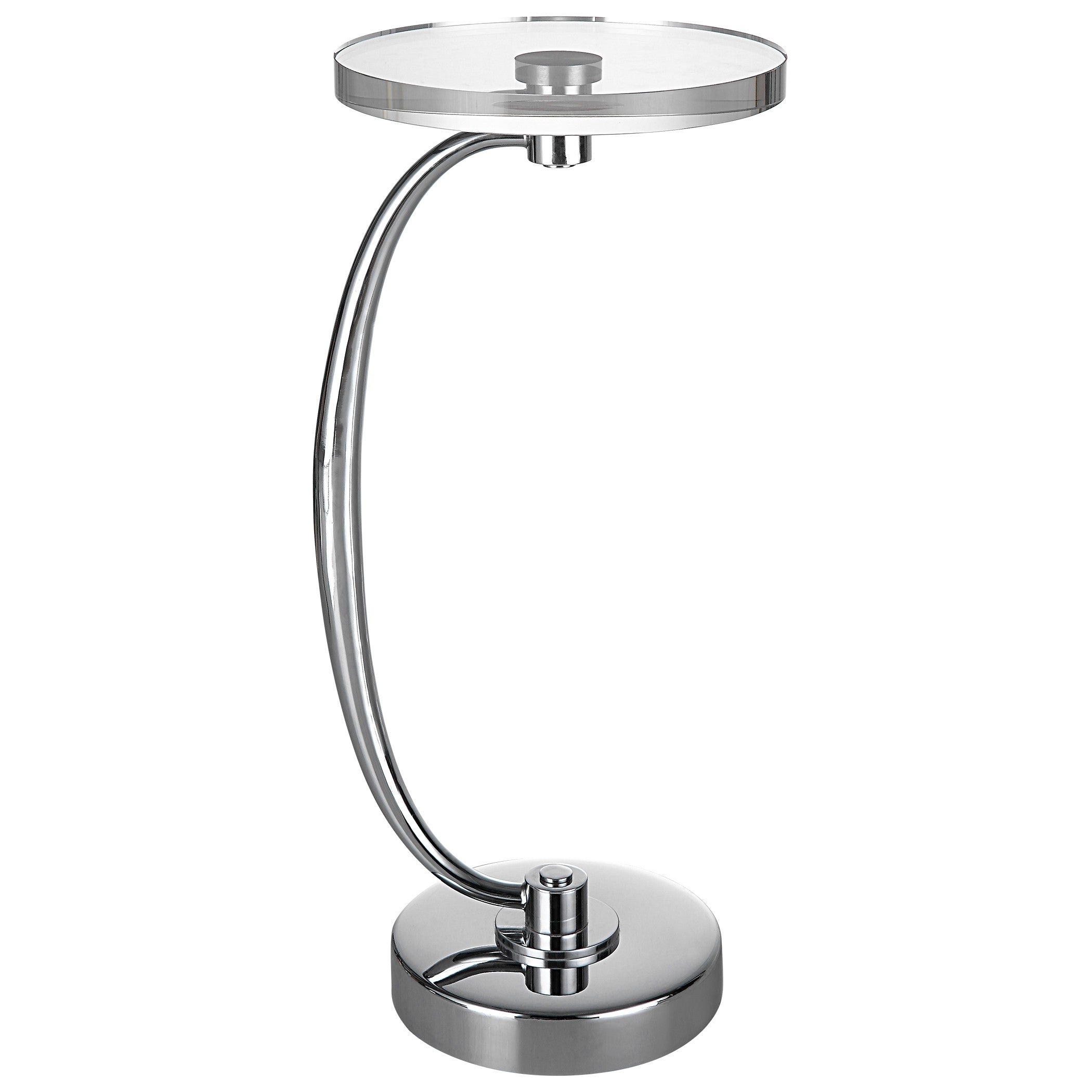 Waveney Nickel Drink Table by Uttermost