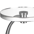 Waveney Nickel Drink Table by Uttermost