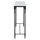 Bourges White Marble Console Table by Uttermost