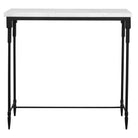 Bourges White Marble Console Table by Uttermost