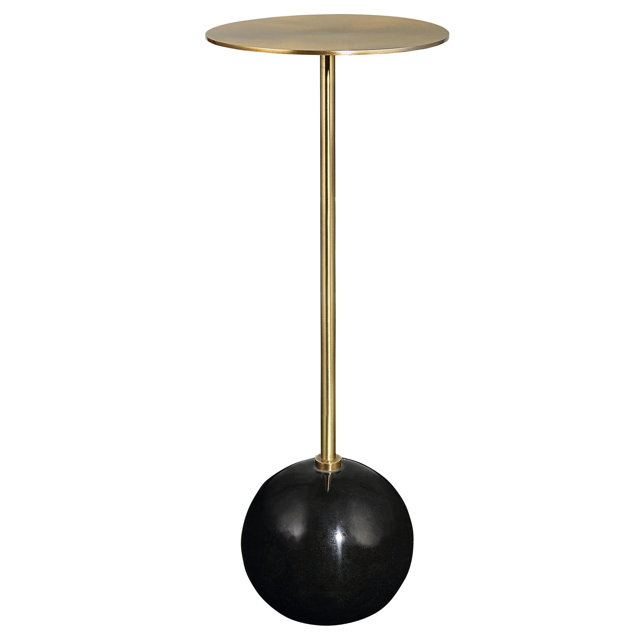 Gimlet Brass Drink Table by Uttermost