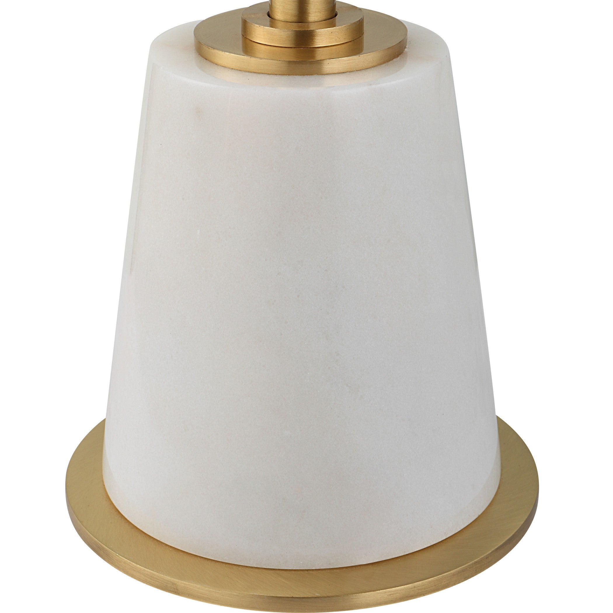 Edifice Drinks Table in White Marble by Uttermost