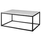 Vola Modern White Marble Coffee Table by Uttermost