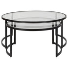Rhea Black Nesting Coffee Tables - Set of 2 by Uttermost