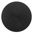 Gidran Round Black Dining Table by Uttermost