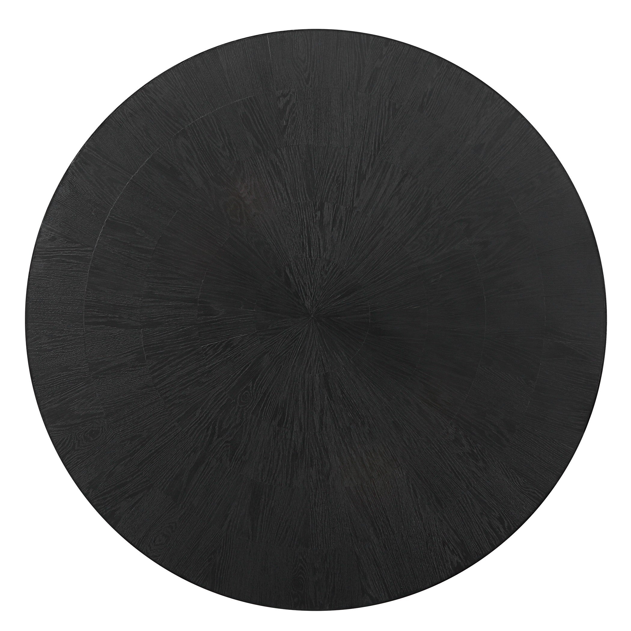 Gidran Round Black Dining Table by Uttermost
