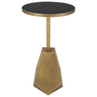 Comet Geometric Bronze Accent Table by Uttermost