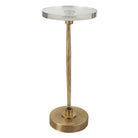 Waveney Brass Drink Table by Uttermost