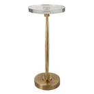 Waveney Brass Drink Table by Uttermost