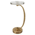 Waveney Brass Drink Table by Uttermost