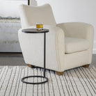 Brunei Nickel Accent/Drink Table by Uttermost