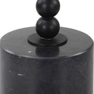 Bead Black Marble Drink Table by Uttermost