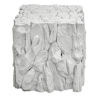 Teak Root White Bunching Cube by Uttermost