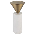 Top Hat Brass Drink Table by Uttermost