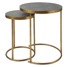 Aragon Brass Nesting Tables - Set of 2 by Uttermost