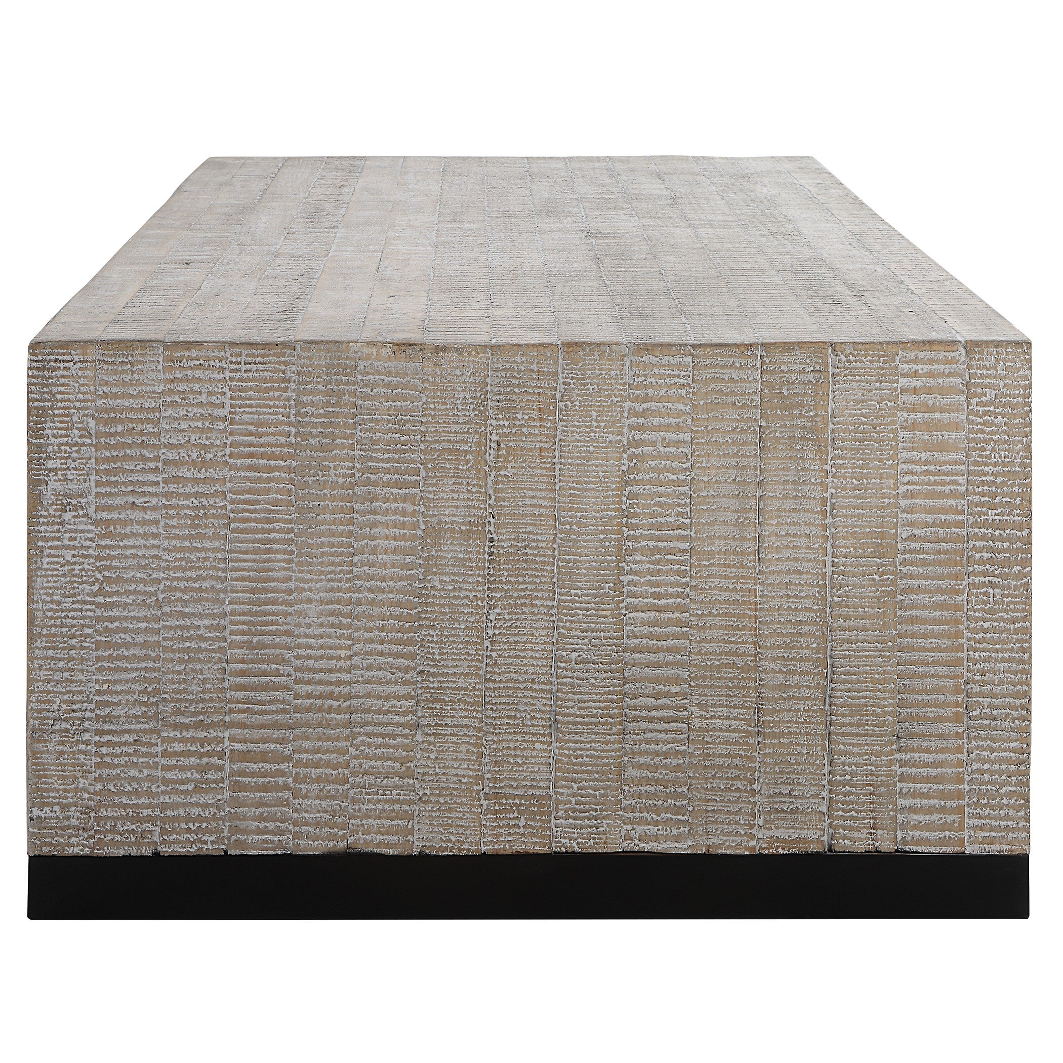 Bosk White Washed Coffee Table by Uttermost