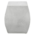 Grove Ivory Wooden Accent Stool by Uttermost