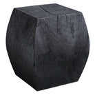 Grove Black Wooden Accent Stool by Uttermost