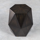 Volker Black Geometric Accent Table by Uttermost