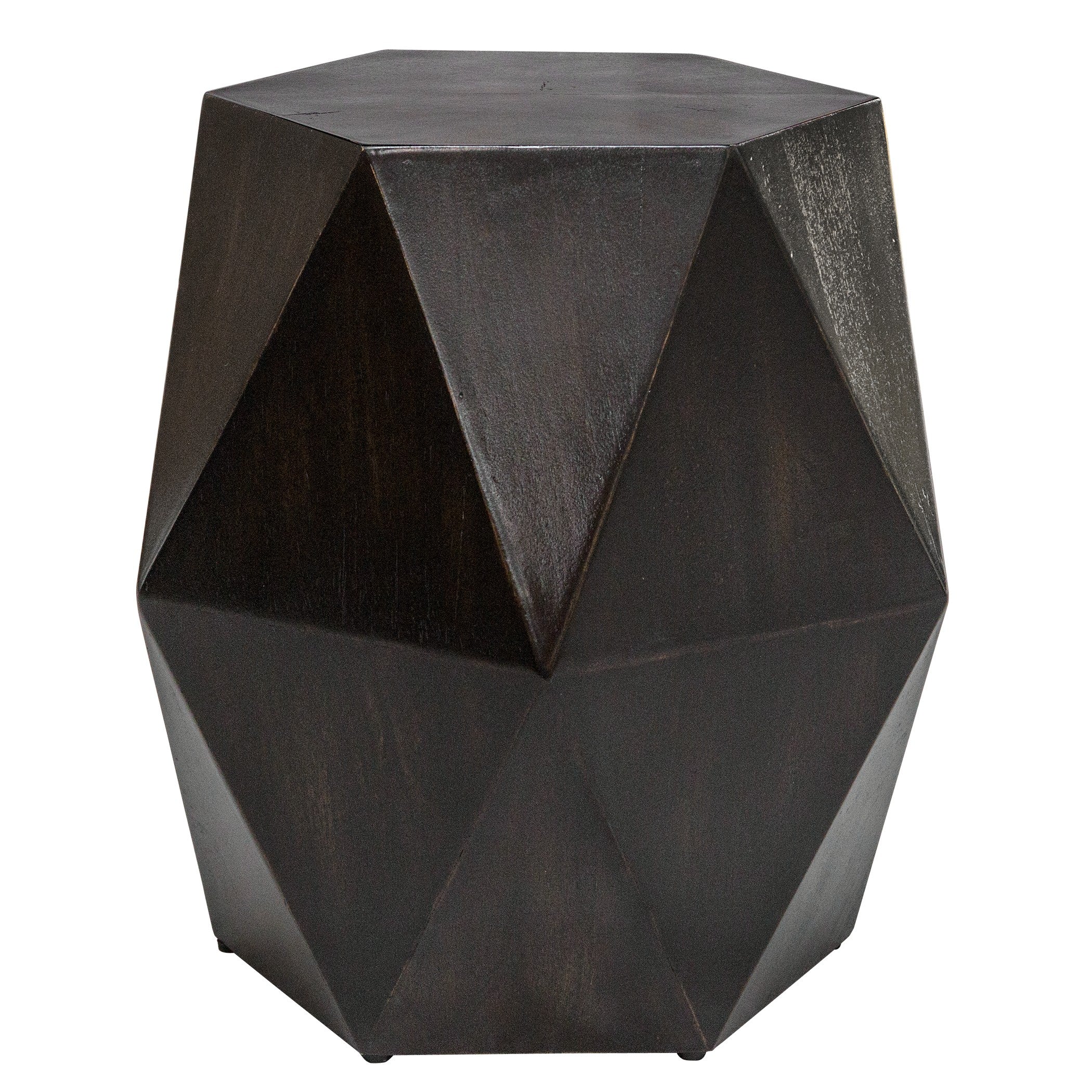 Volker Black Geometric Accent Table by Uttermost