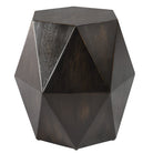 Volker Black Geometric Accent Table by Uttermost