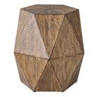 Volker Honey Geometric Accent Table by Uttermost