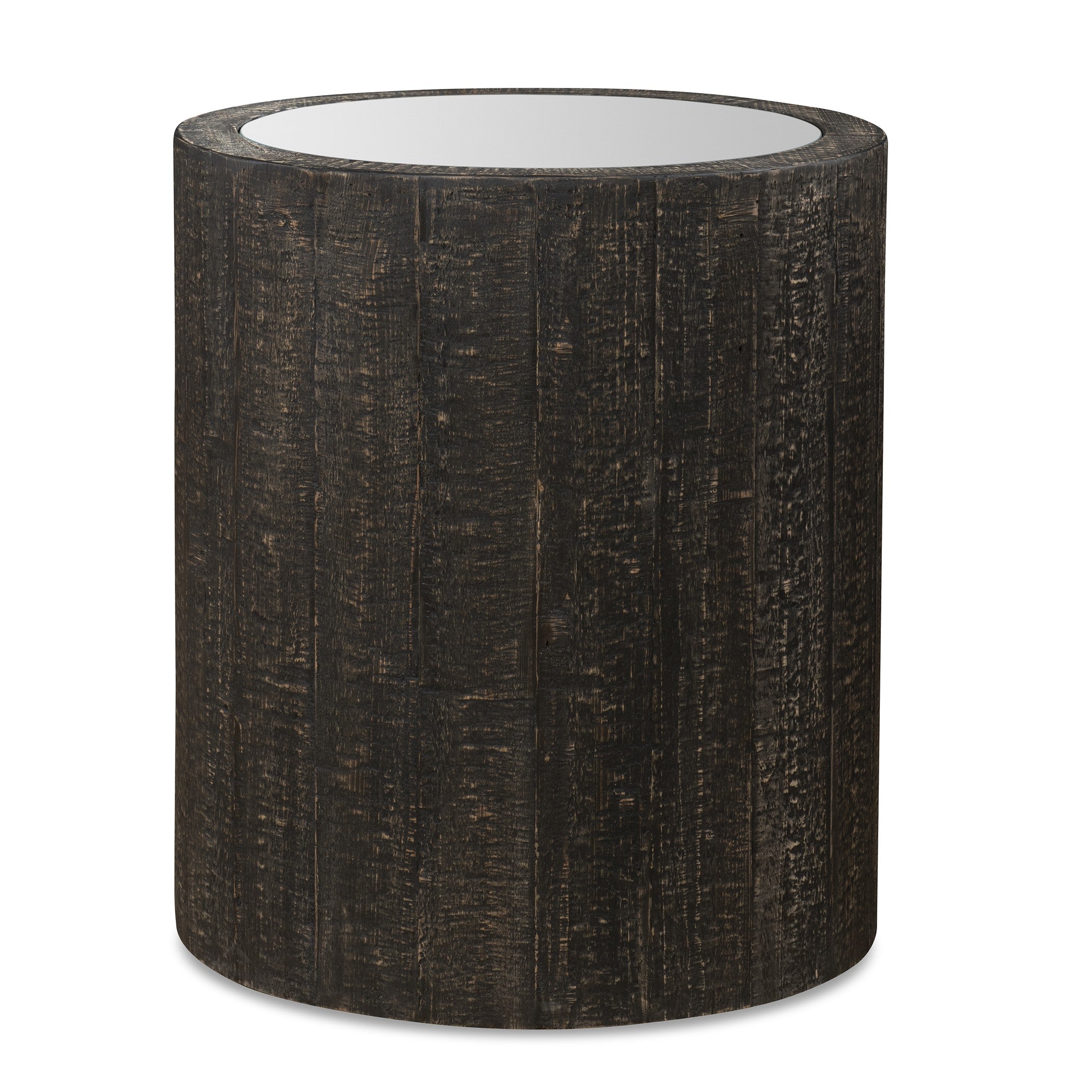 Sequoia Mirrored Drum Table by Uttermost